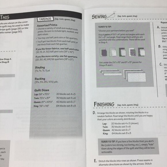 Happy Hour Quilt Pattern Book Atkinson Designs Quilting Runner Ideas Relax Enjoy - Picture 8 of 11